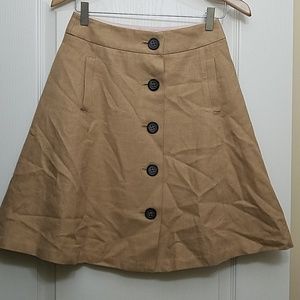 Flannel a line skirt